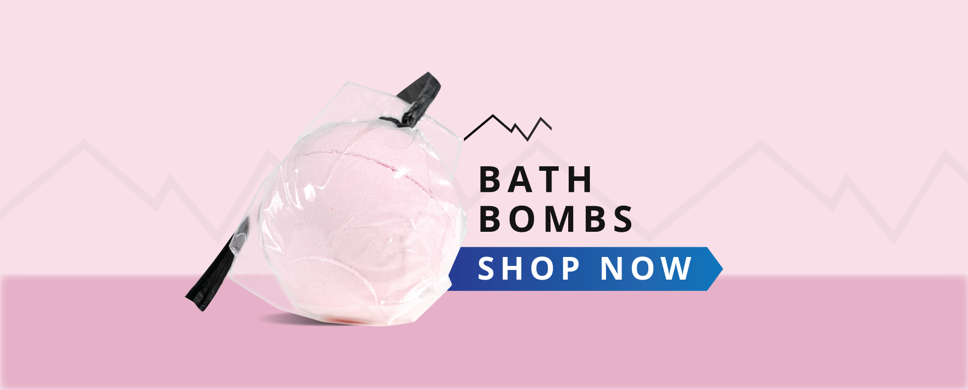 cbd bath bombs wholesale, Dushey UK and EU, Pink web banner
