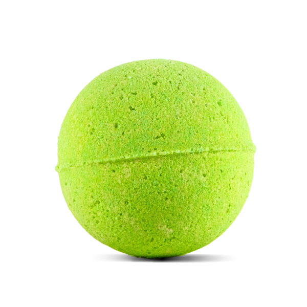 Refreshing Bright Green CBD Bath Bomb 100mg for UK Wholesale