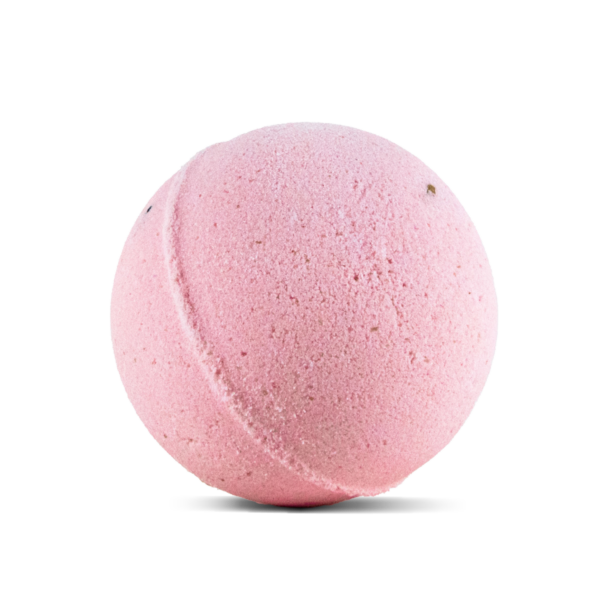Floral Pink CBD Bath Bomb for UK Wholesale and White Label