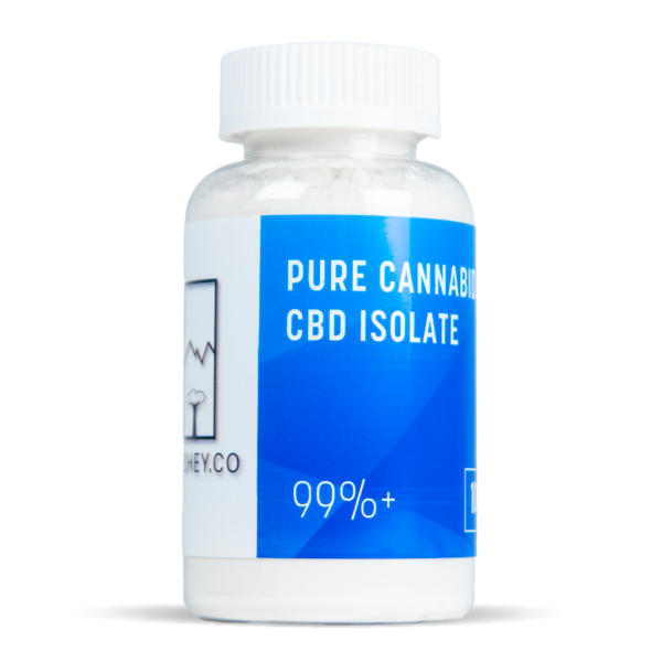 Buy Small Wholesale CBD Isolate 99% 100g UK left side